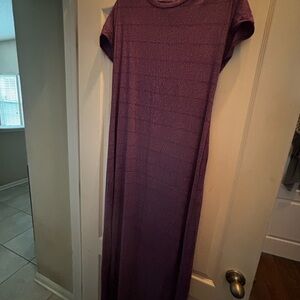 LuLaRoe Purple Maxi Dress